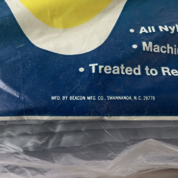 Plaza 72x90 In. Blanket Twin Or Full Size 100% Polyester Blue Treated To Reduce - Picture 5 of 12